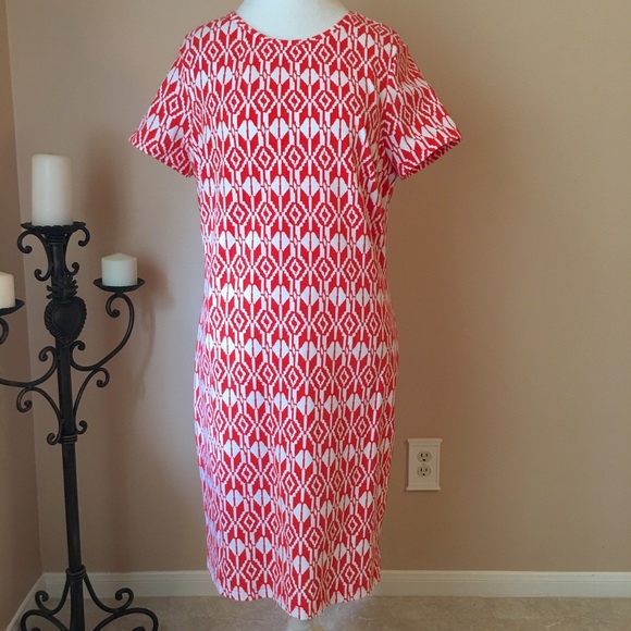 Old Navy Dresses & Skirts - Old Navy Orange Ikat Print Dress Size X-Large